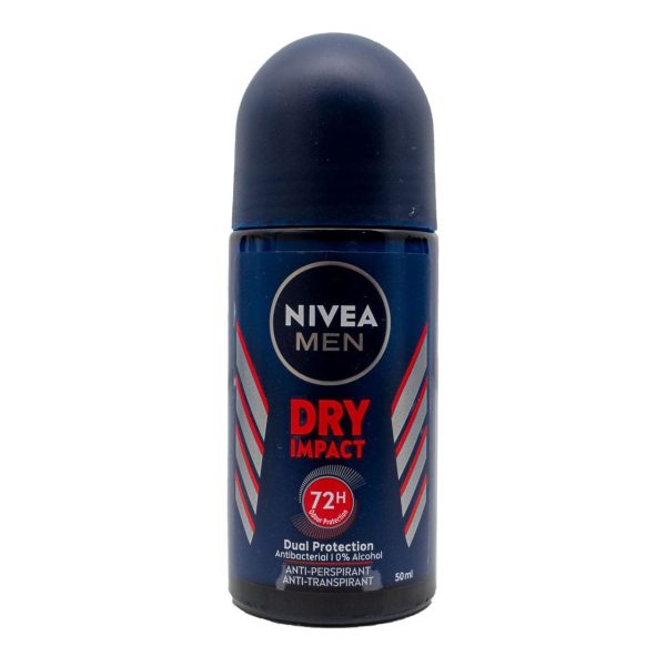 مام رول ضد تعریق مردانه نیوا مدل درای ایمپکت Nivea Dry Impact for men 72h