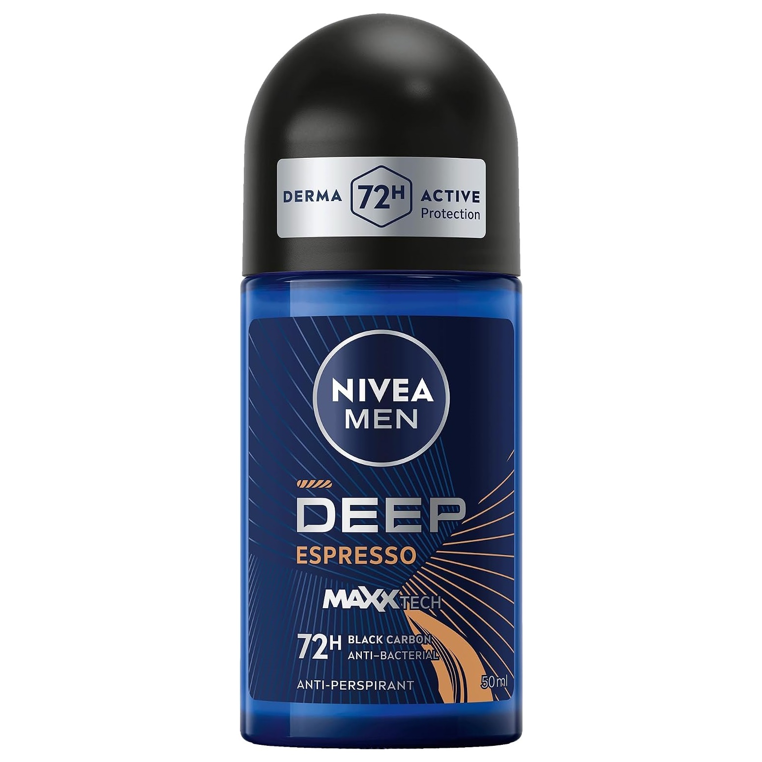 رول ضد تعریق مردانه نیوآ Nivea Deep Espresso حاوی کربن سیاه حجم 50 میل