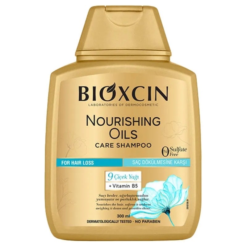شامپو ضد ریزش بیوکسین Bioxcin مدل Nourishing Oil حجم 300 میل(واردات قانونی ارسال از منطقه آزاد ارس)